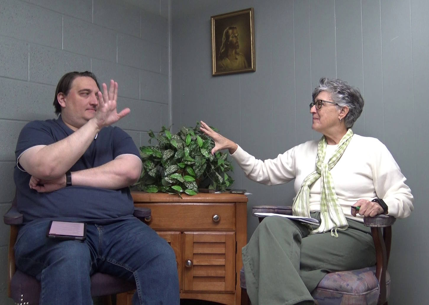Rev. Dr Lisa Stenmark and Rev. Joshua Bruns
